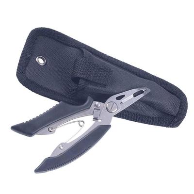 1PCSNew Stainless Steel Curved Mouth Fishing Pliers Lure Line Cutter Multi-Functional Lure Pliers