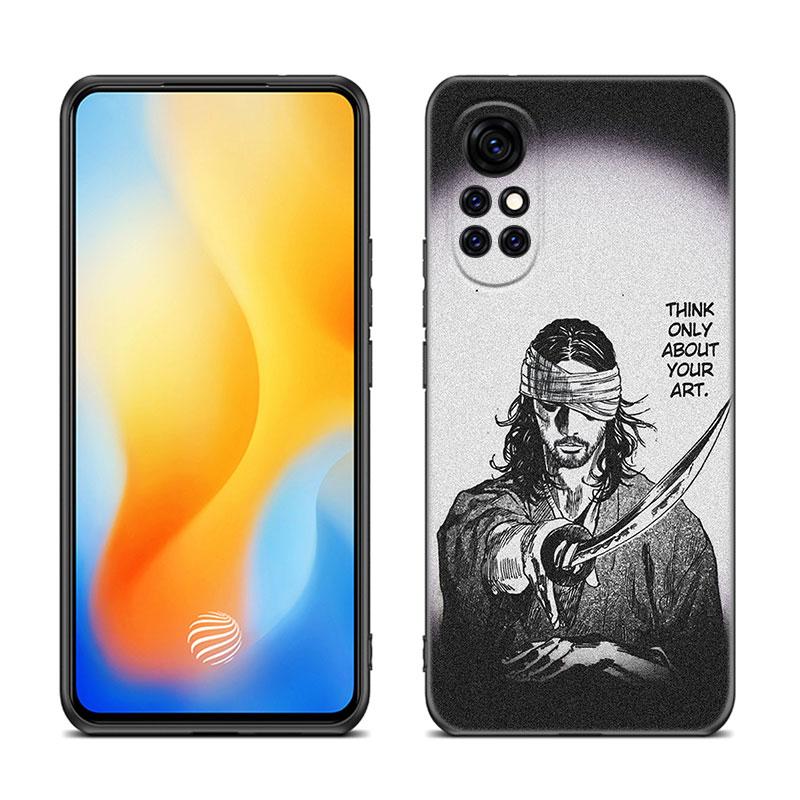 

Vagabond Manga черный силиконовый чехол для телефона Huawei Nova 8 9 10 SE 11 Ultra 12 Pro 7i 8i 11i 11E Y70 Plus Y60 Y61 Y71 Y90 Y91 Huawei Nova 11i