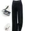 2022 Autumn Winter Casual High Waist Trousers Lady Velour Bell Bottom Vintage High StreetVelvetLong Pants Women Korean stytle