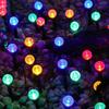 Outdoor Waterproof LED Solar Bubble Ball String Lights for Garden and Courtyard Décor