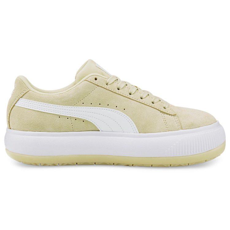 PUMA Suede Mayu Thick Sole Minimalistic Casual Skateboarding Shoes Khaki Women's 380686-12