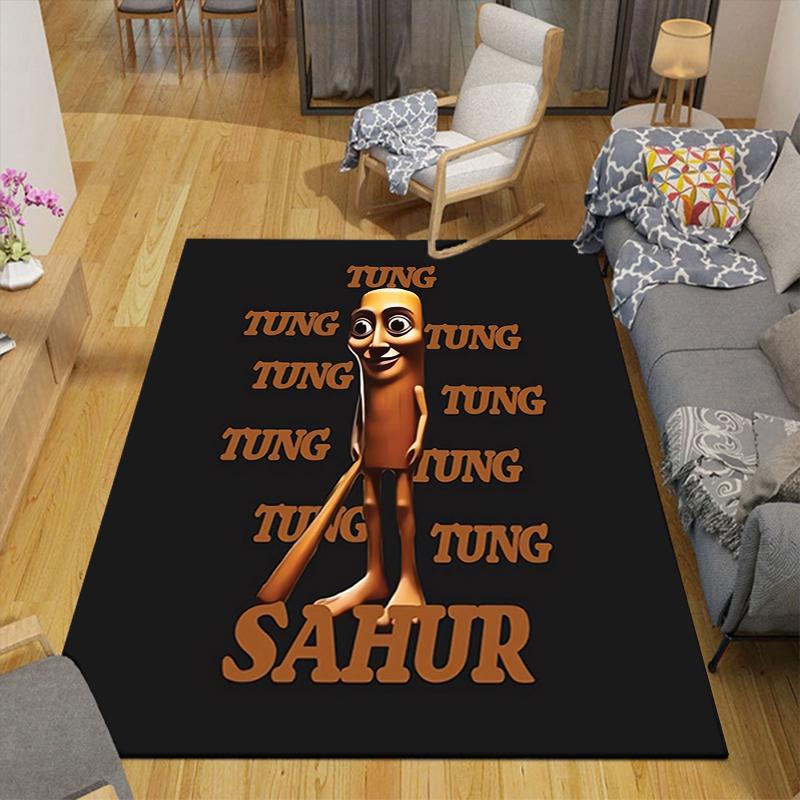 1Pc Snack Adventure Rug, Office Carpet Indoor Outdoor Doormat, Non-Slip, Comfortable, Living, Christmas Halloween,  Xmas Gift L1482