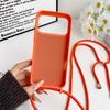 Crossbody Lanyard Flüssigsilikon Handyhülle Für iPhone 17 Pro Max 15 14 13 16 Pro Max Seil Schulter Candy Farbe Weiche Rückseite