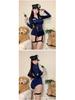Dámska kamuflážna policajná súprava spodnej bielizne vo veľkých veľkostiach pre nočný klub a Cosplay