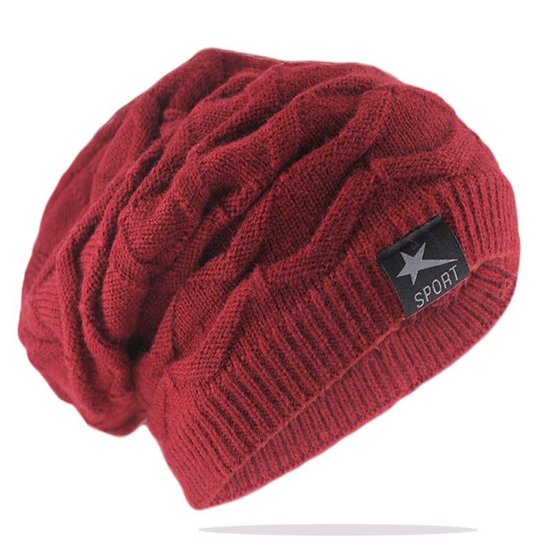 Mütze Weiche Unisex-Beanie-Mütze aus gestrickter Wolle, warme Wintermütze, dicke, weiche Stretch-Mütze für Damen und Herren, modische Skullies und Beanie