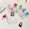 Hanging Decoration ID Photo Photocard Frame Peach Heart Pendant Card Protective Case  Card Decor