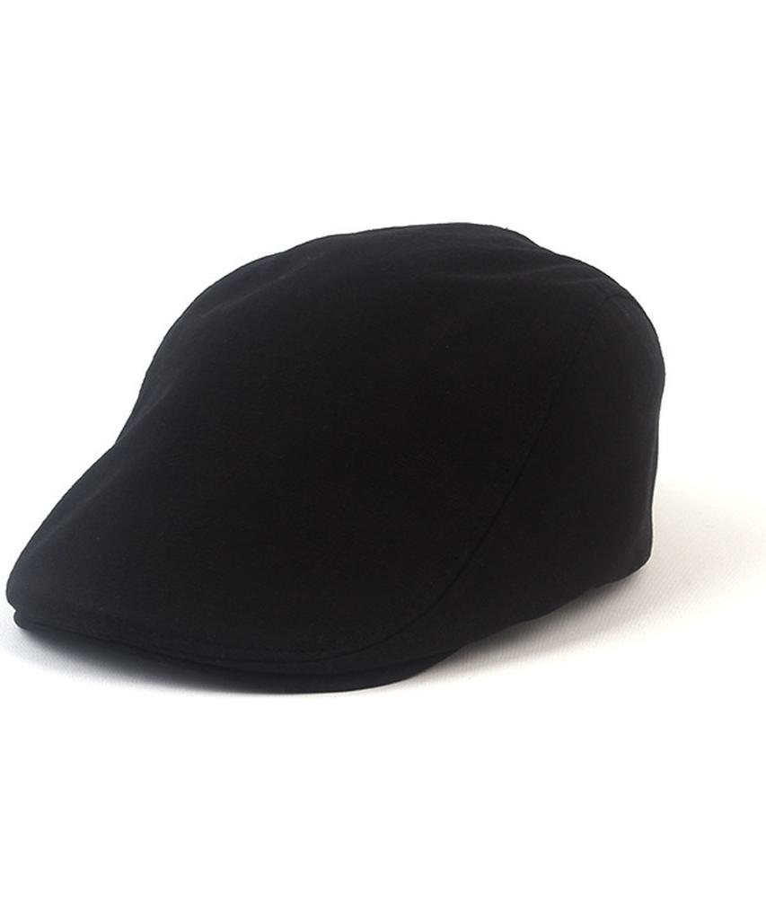Simple Linen Black Hunting Cap Beret
