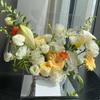 Transparent Acrylic Flower Box Reusable Hand Bag Bouquet Wrapping Bag Portable Packing Material Flower Bag Valentine Day