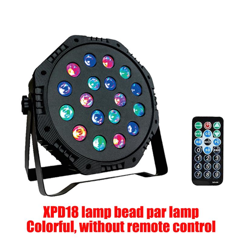 Colorful 18 LED Par Light RGB Stage Light DMX512 with Remote Control Sound Activated Party Lighting for Home Bar Event Show