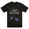 Unisex Short Sleeve Crew Neck Cotton T Shirt Wolves In The Throne Room Black Cascade