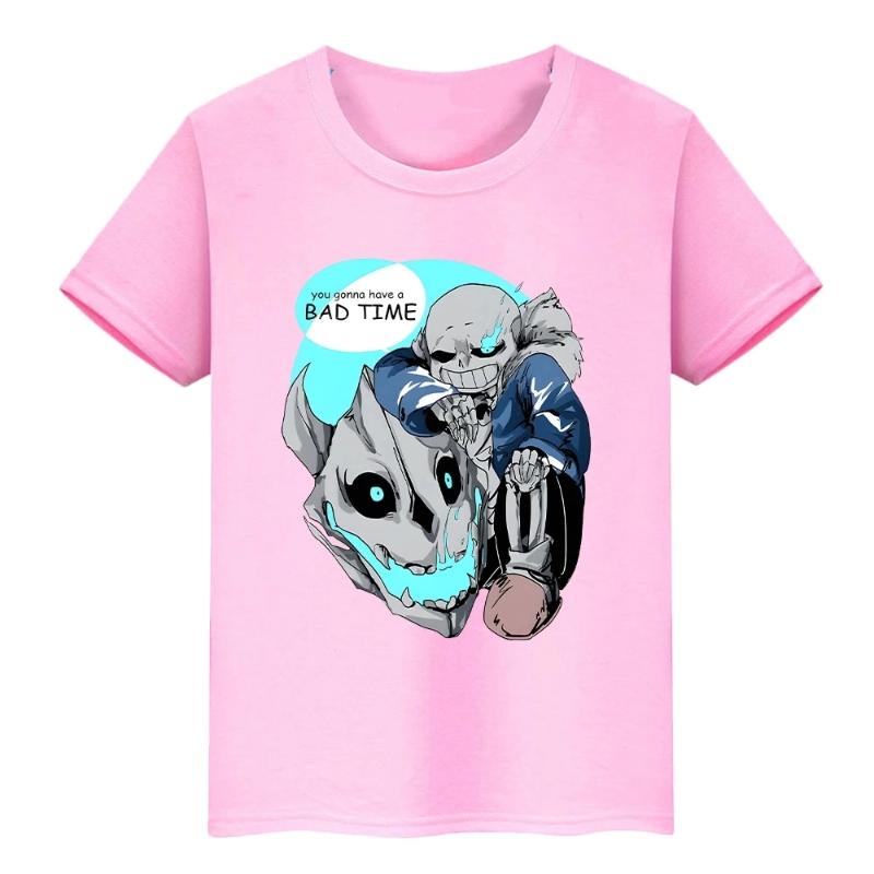 Teenage Anime Monster No. 8 Printed T-shirt Boys Summer Punk Casual Harajuku Streetwear Round Neck Short Sleeve Tops Clothing