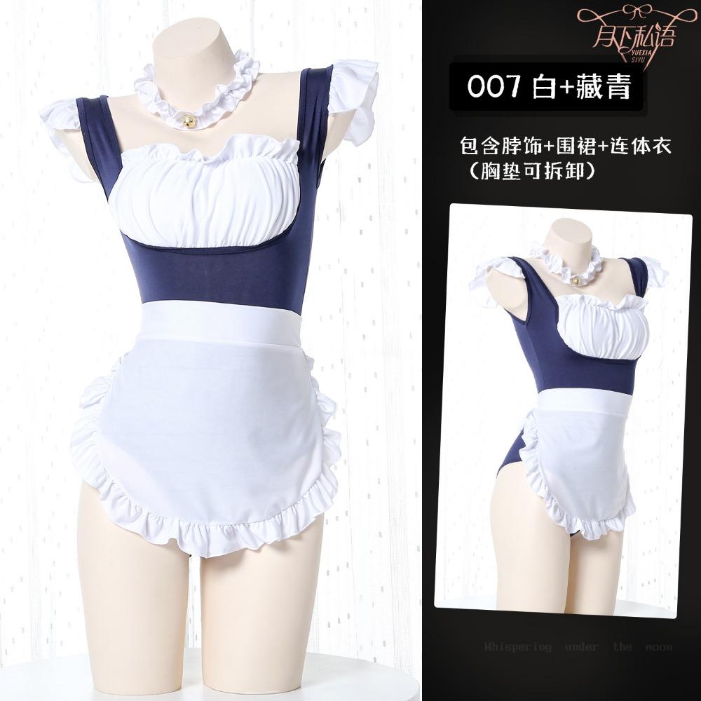 Whispering Under The Moon Cos Japanese, Maid Outfit One-piece Sexy Uniform Suit, School Pure Taste, Second Time