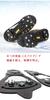fall chain spike shoes with easy on and off unisex L Crampons, snowshoes, prevention, slip-resistant, anti-freeze, snow, hiking, fishing, reef,