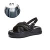 Summer new platform cross sandals women's casual buckle sandals fashionable versatile outer women's shoes