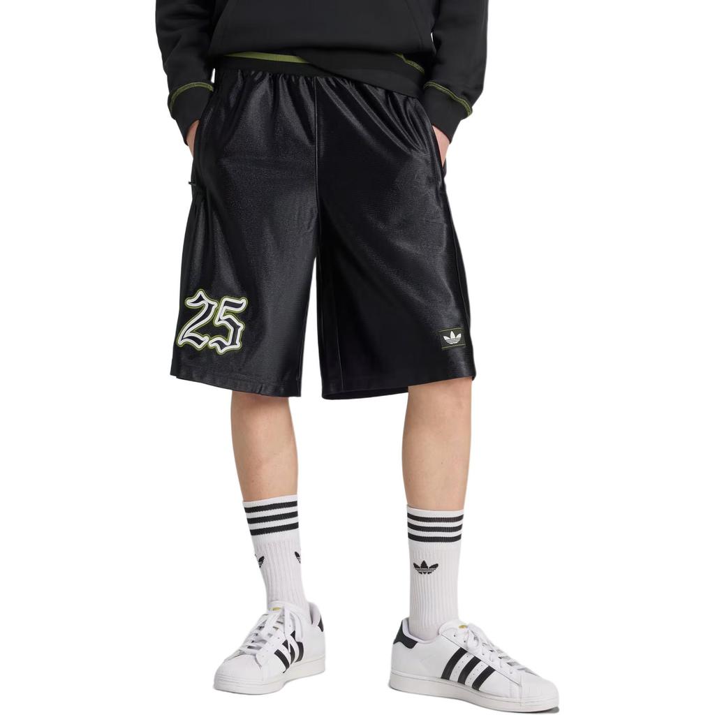 adidas Originals Ss25 Number Graphic Knitted Loose Fashion Versatile Five-Point Casual Shorts Men Shorts JY2769