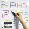 Writable Memo Boards Colorful Erasable Whiteboard Portable Label Stickers  Locker