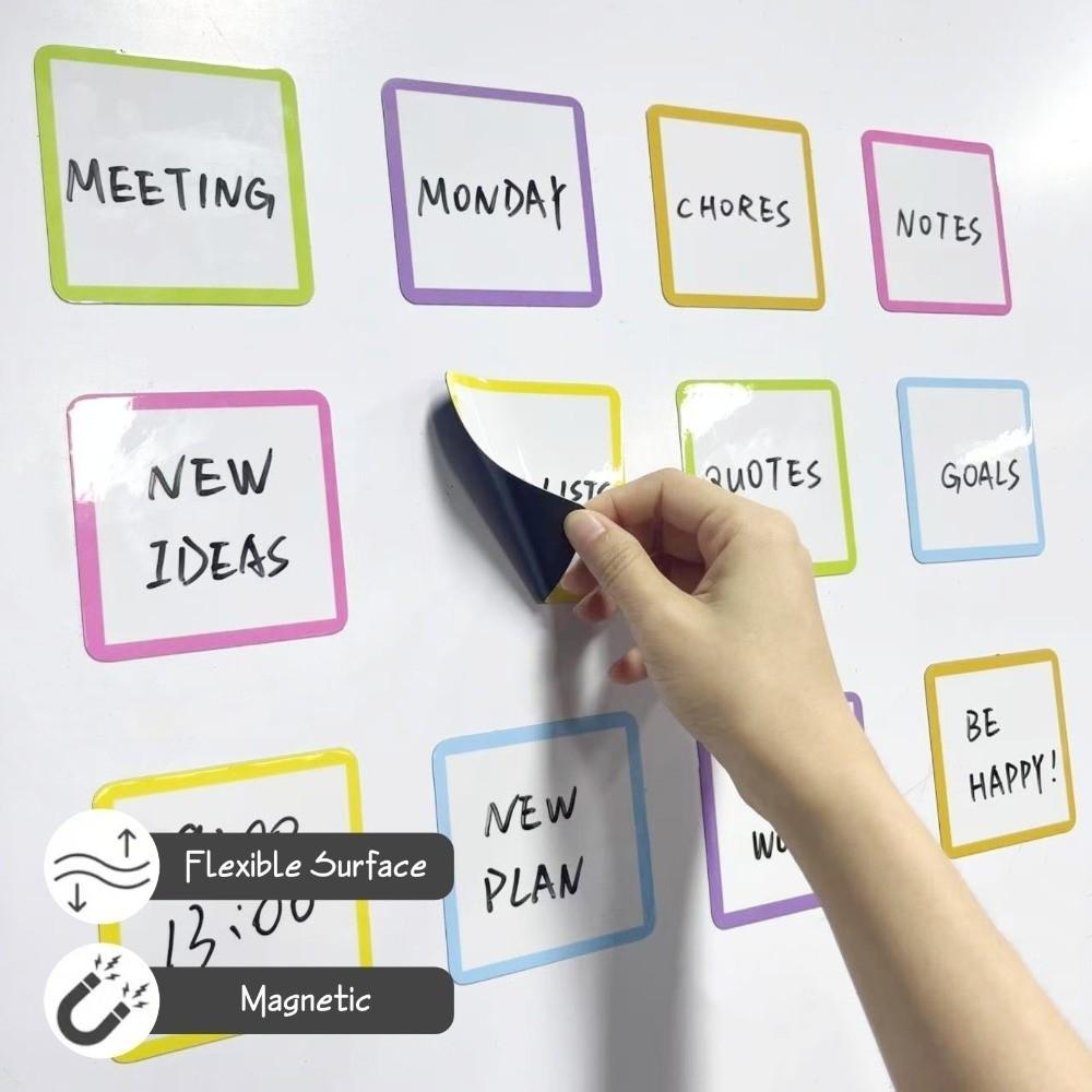 Writable Memo Boards Colorful Erasable Whiteboard Portable Label Stickers  Locker