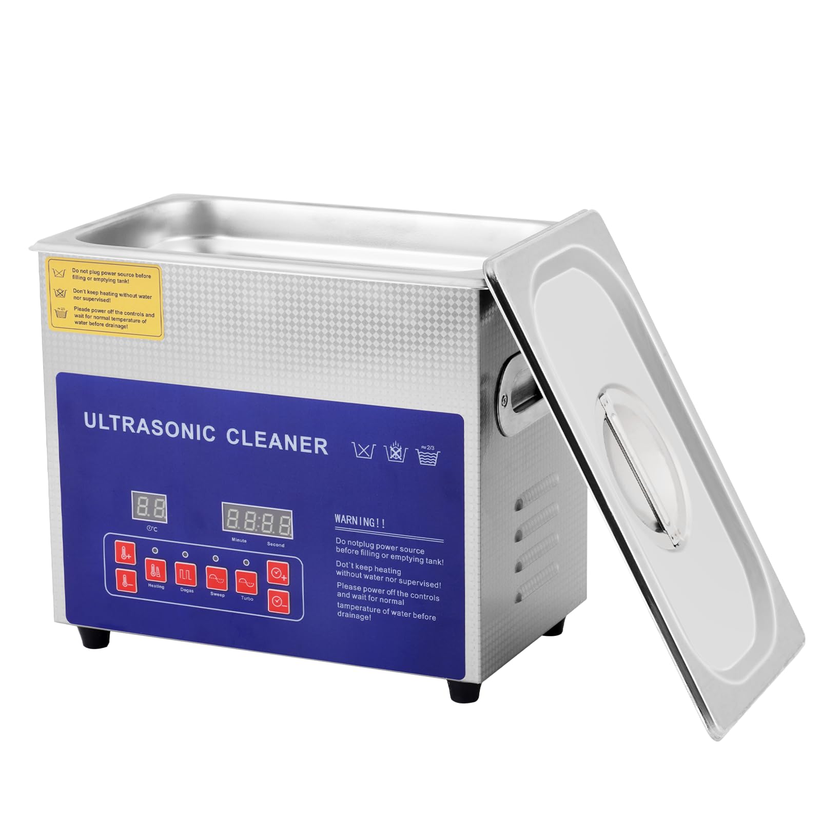 

MXBAOHENG 3L Ultrasonic Professional Dual Desktop Heating Temperature Precision Powerful Cleaning Device for Home Use Cleaner, Grade, 28/40KHZ