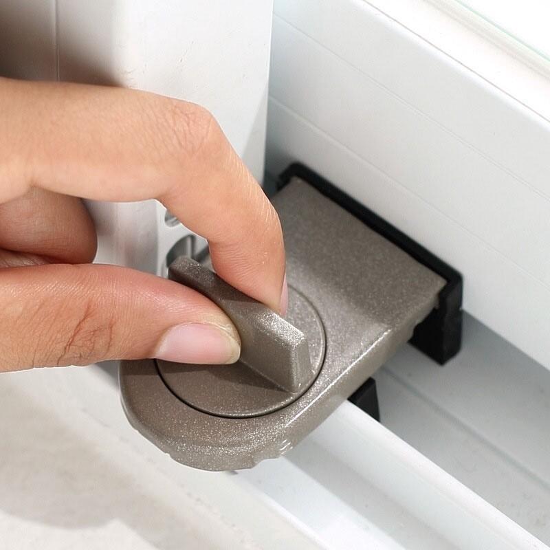 High Quality Safety Security Anti-theft Sliding Auxiliary Window Limiter Lock Sash Stopper