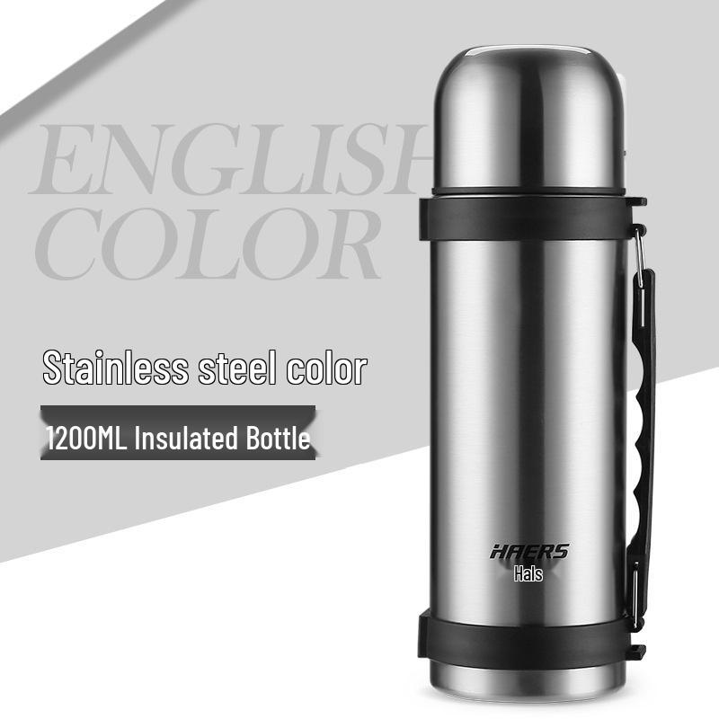 

Haers Outdoor 1200ml Stainless Steel Insulated Travel Kettle & Cup 1200ml