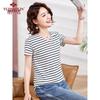 Yu Zhaolin Women's Cotton T-Shirts for Middle-Aged Moms