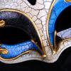 Half Face Masks Masquerade Props Easter Halloween Theme Party Venetian Ball Masks Upper Crack Half Face Masquerade Mask