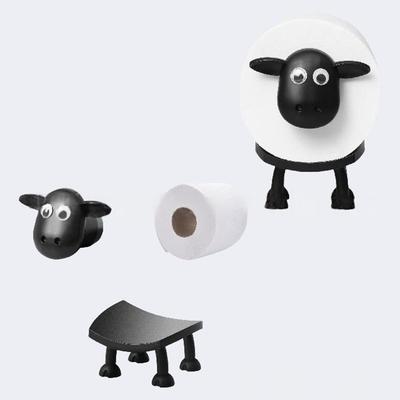Uroczy Uchwyt na Rolkę Papieru Toaletowego w Kształcie Owcy Pudełko na Chusteczki Owca Stojak na Papier Toaletowy Owca Dekoracyjne Ozdoby Łazienkowe Jagnięcina