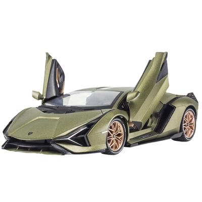 1/18 Scale Lamborghinis SIAN FPK63 Supercar Car Model DieCast Alloy Boys Toys Cars Diecast Toy Collectibles Kids Car