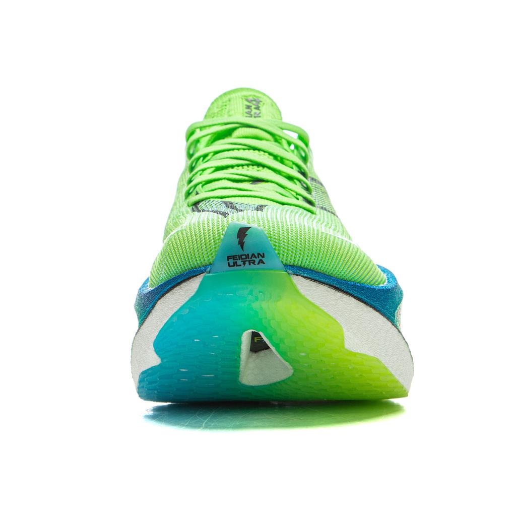 Li Ning Feidian 4 Ultra Laufschuhe Unisex Niedrig geschnitten Neongrün ARMU003-18