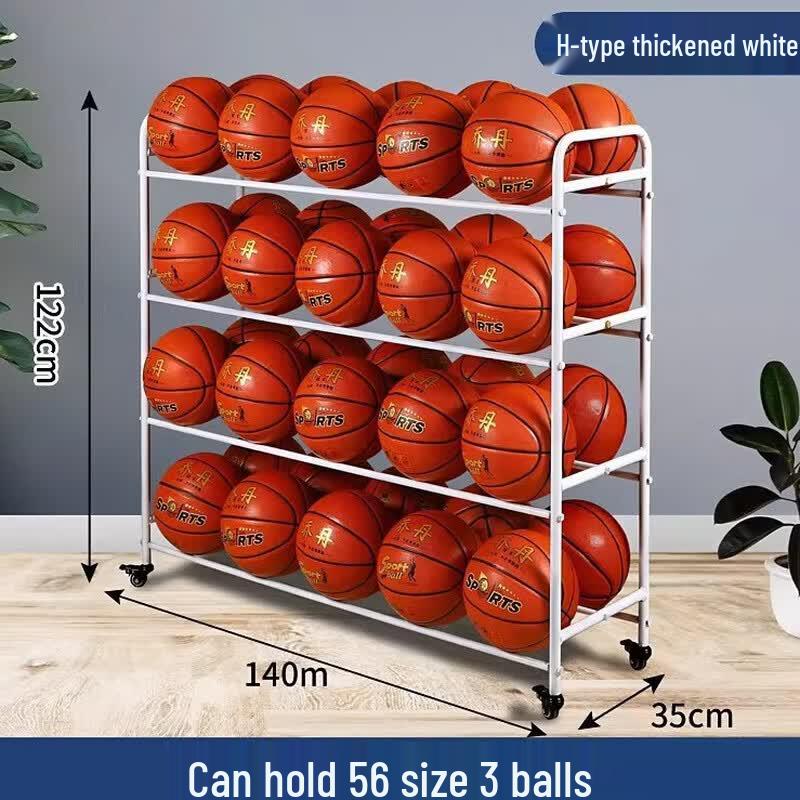 Portable Basketball Storage & Display Cart