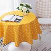 Nordic Round Tablecloth Cotton Linen Washable Hotel Banquet Table Cloth for Wedding Party Christmas Table Cover Home Dec