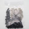 6-14mm Black Plastic Safety Eyes for DIY Crochet Doll Decoration DIY Craft Kit Plush Toy Soft Toy Doll Eyes Accessories 100Pcs