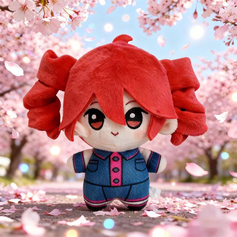 

10CM Anime Kasane Teto Plush Toys Soft Sea Star Dolls Stuffed Plushies Figure Cosplay Cartoon Birthday Christmas Gifts for Fans 10cm красный