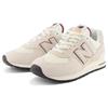 New Balance 574 Beige Burgundy Unisex Sneakers Cream U574OP2