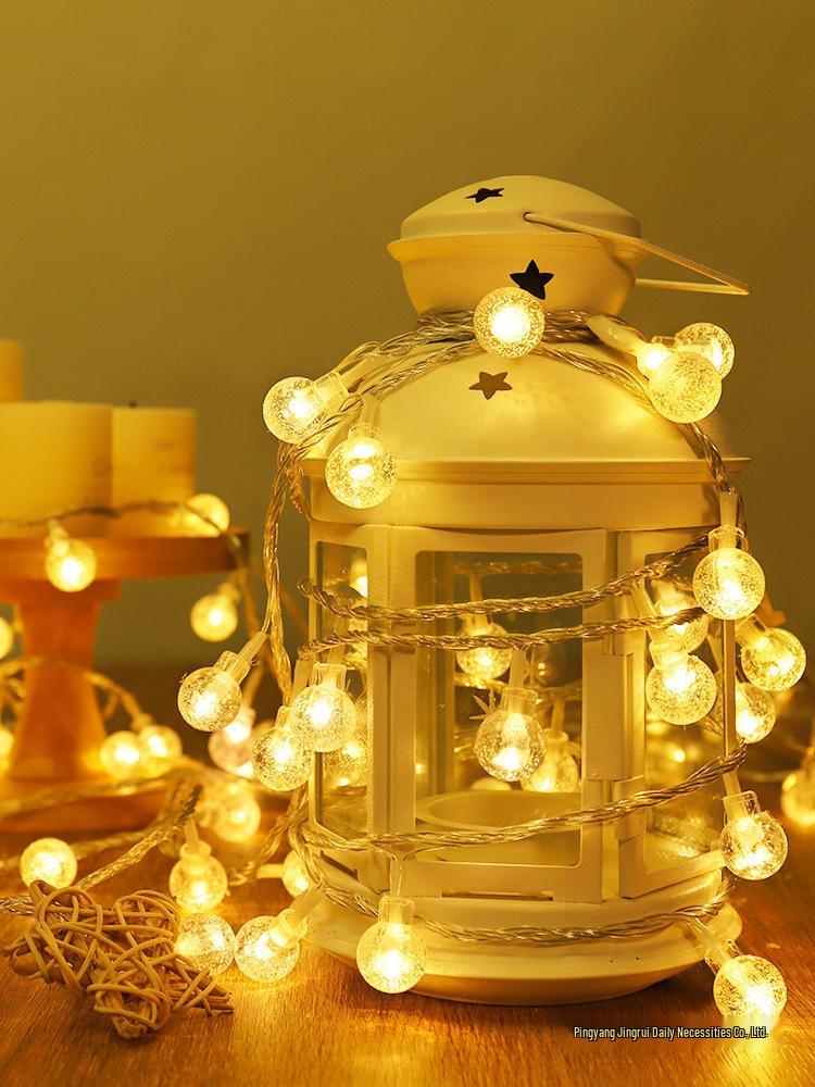 Colorful Solar Waterproof Lights for Outdoor Decoration - Camping, Picnic, Garden, Balcony, Courtyard, and Hanging Tree Atmosphere.