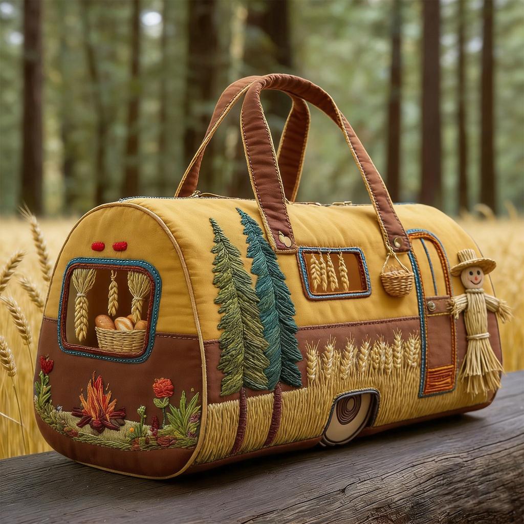 3D Chicken Series Quilted Pleated Cotton Travel Bag Fashion Printed Ladies Yoga Bag Handbag