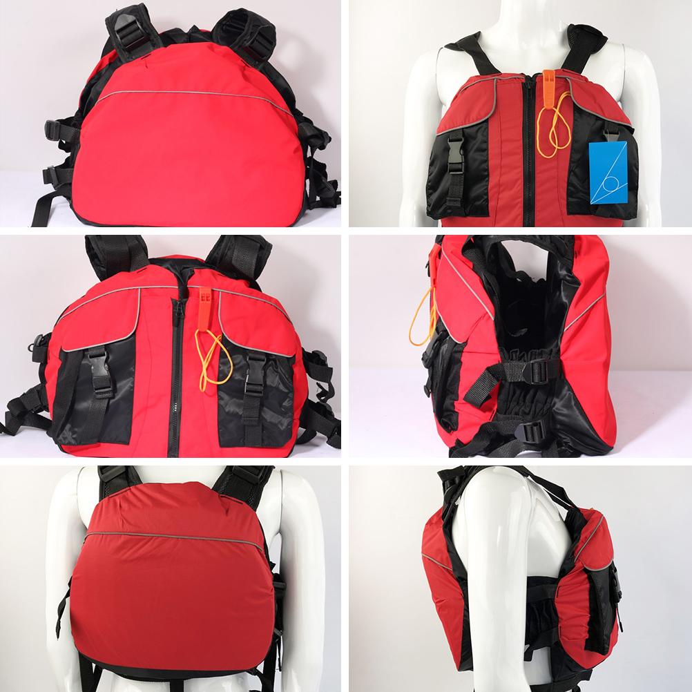 

Спасательный жилет для взрослых, водонепроницаемый светоотражающий спасательный жилет для плавания, регулируемый спасательный жилет со свистком для