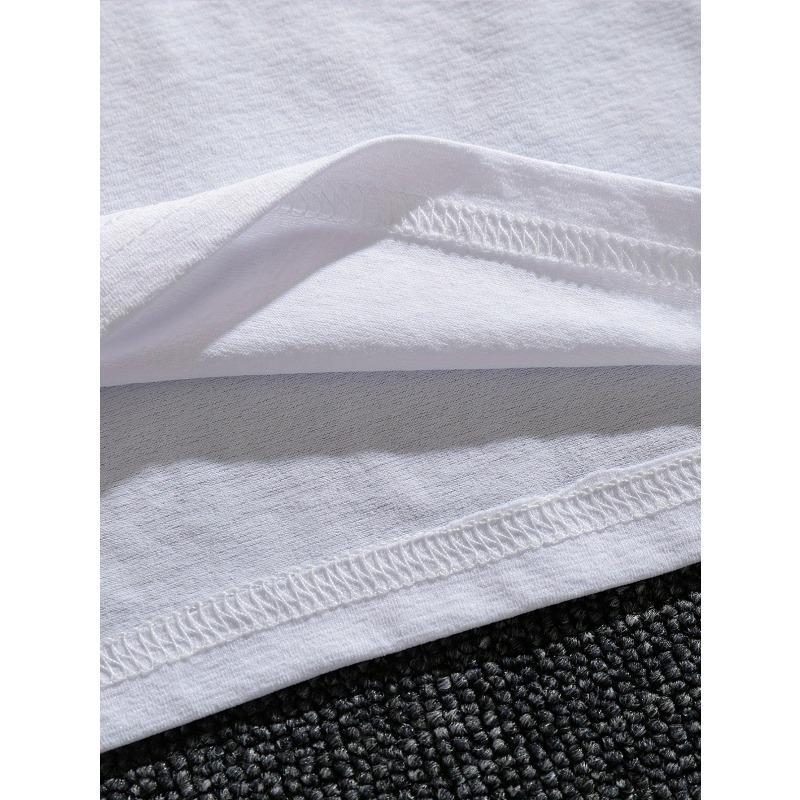 European sizes Breathable Polyester Big & Tall Men's 'Oh Look,  Casual Short Sleeve T-Shirt for Summer,