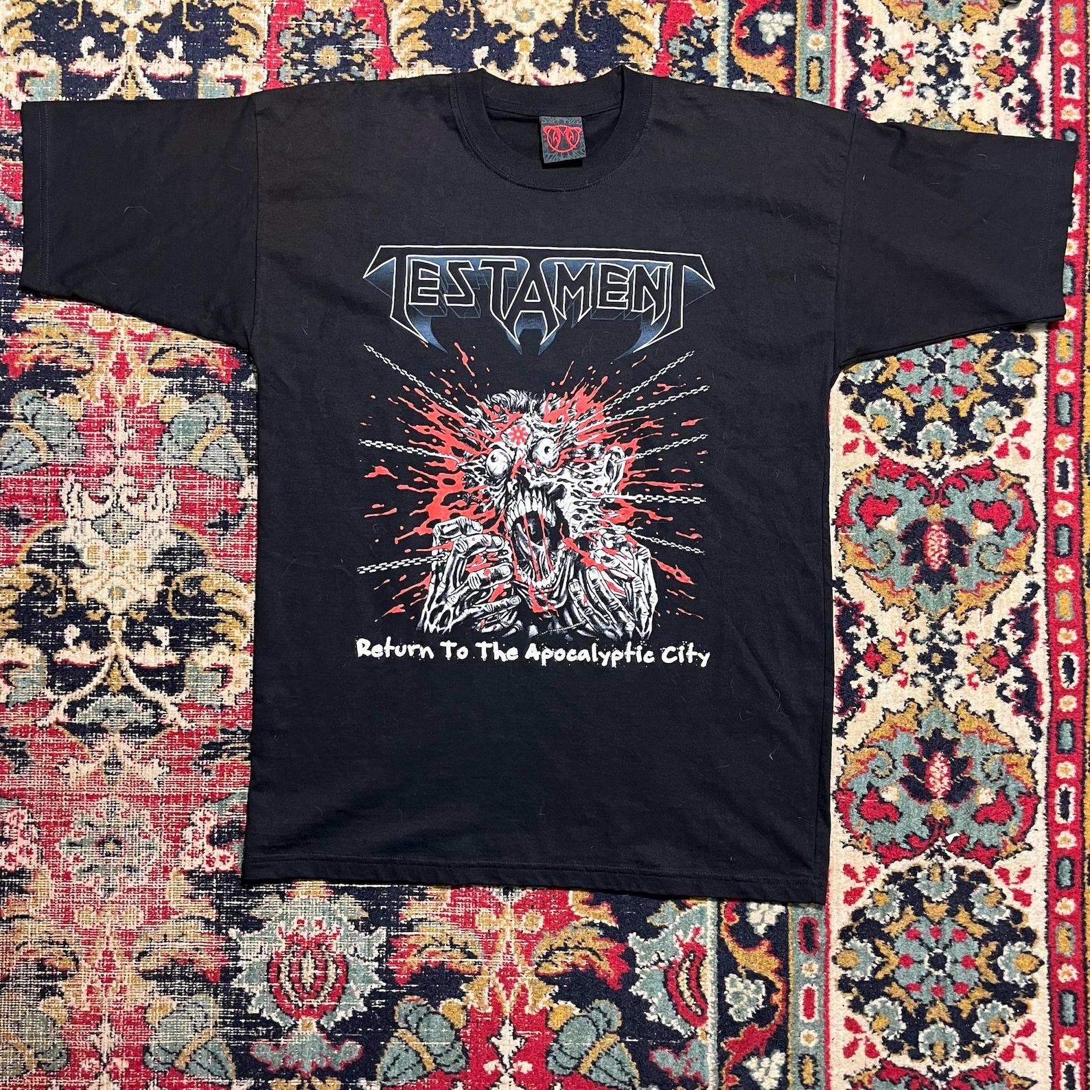Testament Return To The Apocalyptic City Metal Band T-Shirt Size M 2XL