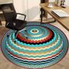 1pc Mandala Rug Office Round Rug, Non-slip, Soft and Durable Office Rug for Interior Decoration, Perfect for Office, Beautiful Decoration yy260312077