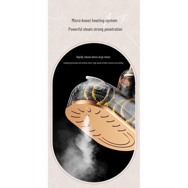 Compact Rotatable Handheld Garment Steamer and Iron, Dual Use, High Power UK Standard