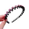 Women Fashion Jewelry Headwear Bangs Clip Hair Accessories Headband Rhinestone Hair Hoop