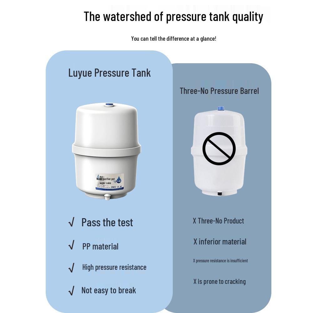 Lu Yue 3.2G RO Water Purifier Storage Tank for Kitchen 2G Storage Tank
