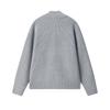 Fila Original Casual Fashion Sports Versatile Warm Soft Comfortable Pocket Loose Knit Sweater Unisex Sweater Gray F51U549405FMG