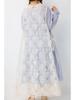 Sweet Mori Girl Embroidered Layered Vest Dress