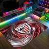 Athletic Bilbao Football Design Crystal Velvet Carpet Cozy Non?Slip Printed Rug For Bedroom Living Room Entrance