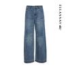ELLASSAY Women's Fashionable Wide-Leg Jeans EWB363N00800