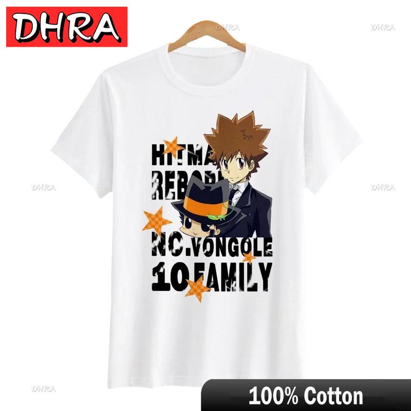 

Katekyou HitUnisex Reborn TShirt Sawada Tsunayoshi Kyoya Hibari Mukuro Rokudo Vongola Famiglia Mafia Unisexga Streetwear Unisex WOMEN Tee S