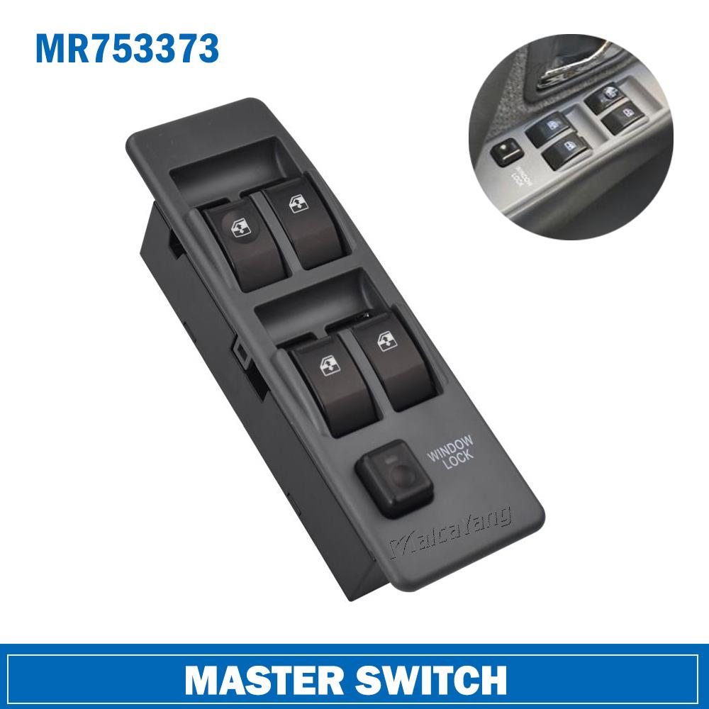 For Mitsubishi Pajero V31 V32 Front LHD Power Electric Window Switch MR753373 Master Controller Switches New Auto Replace Parts