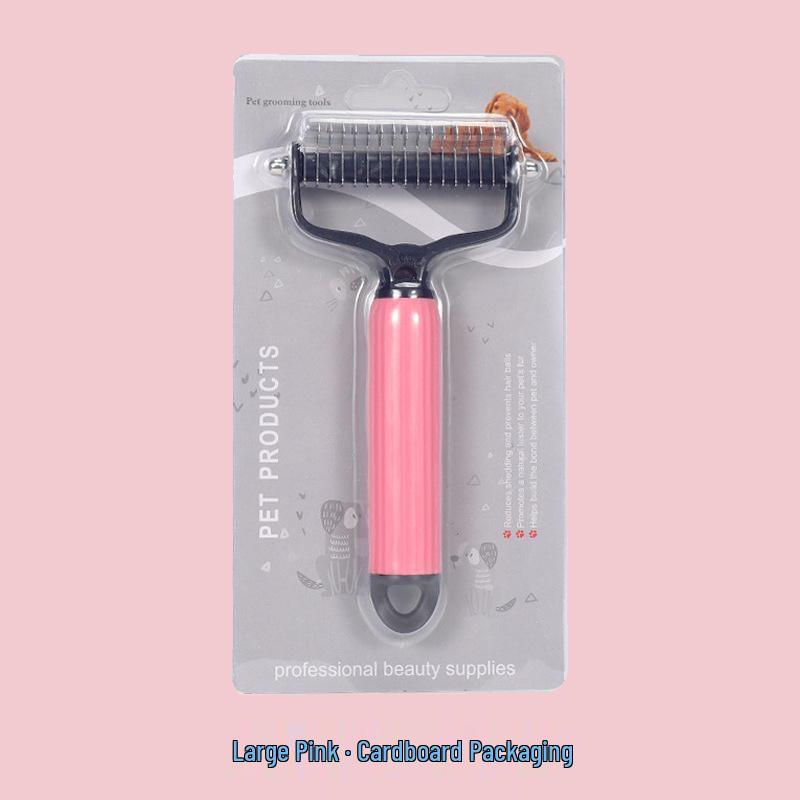 Pet Deshedding & Grooming Comb for Cats and Dogs